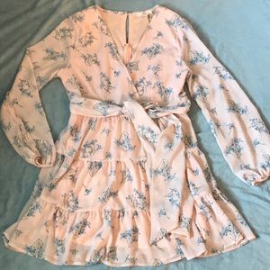 Entro Pink Floral Dress